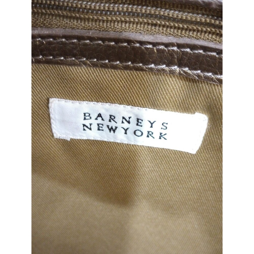 Barneys New York Bronze Leather Briefcase - Vintage! - Picture 13 of 13